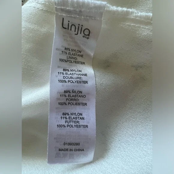 limjia shop coquette floral ruched puff sleeve cinched mini dress Size Large - Picture 16 of 16